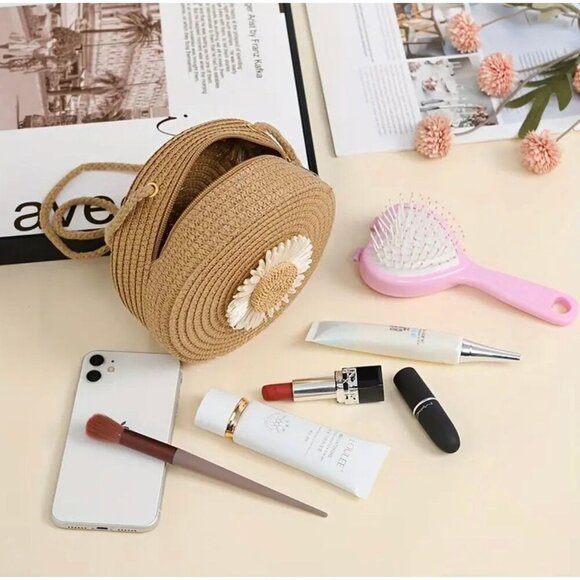 Woven Flower Crossbody - Picture 2 of 5